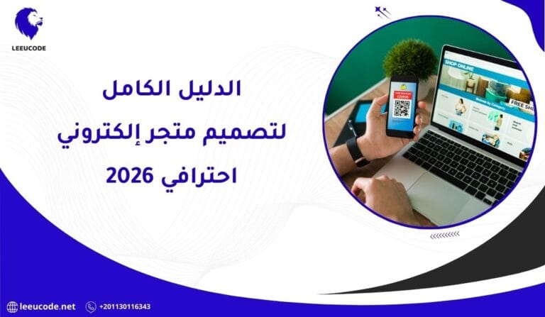 تصميم متجر إلكتروني احترافي 2026: الدليل الكامل