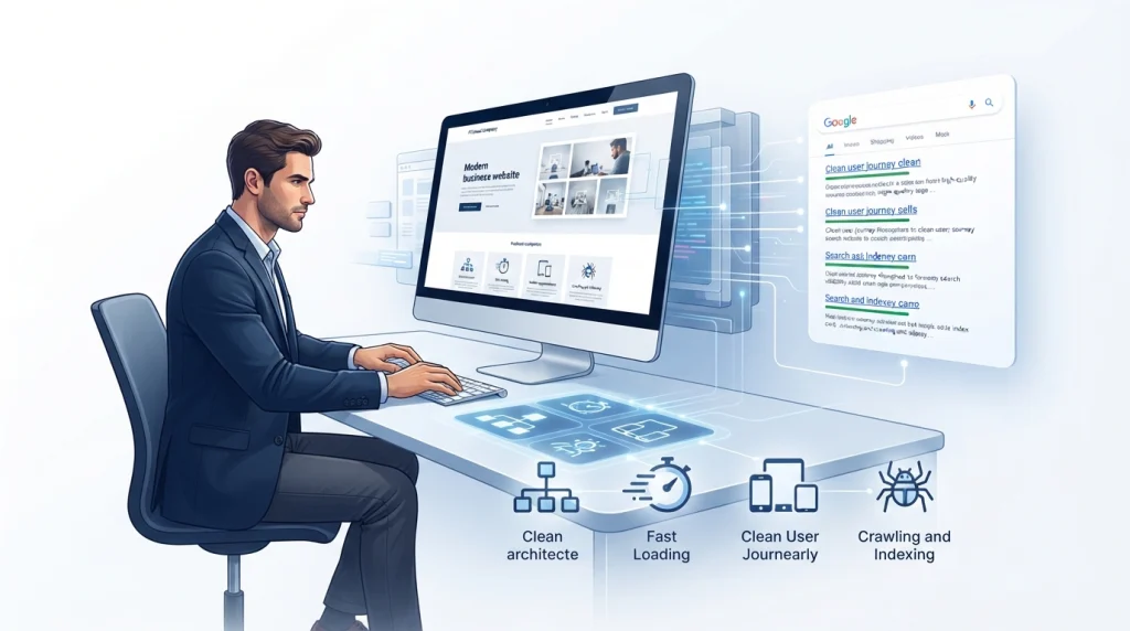 10 أسباب تجعل LeeuCode أفضل شركة تصميم مواقع في مصر 3 تحسين محركات البحث SEO