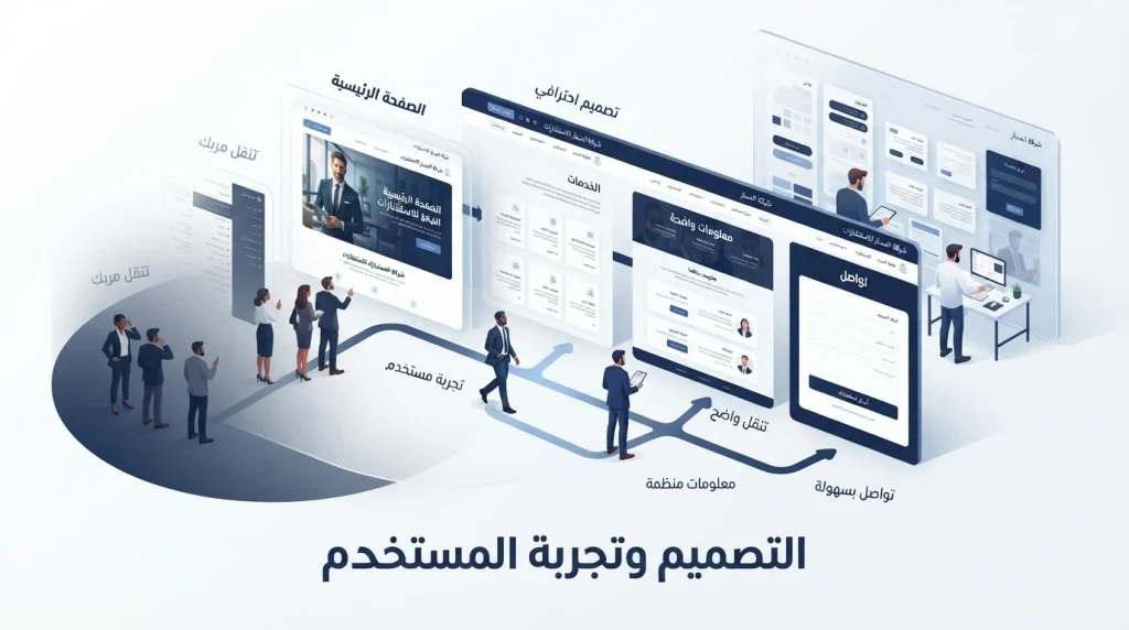 شركة تصميم مواقع في مصر: 10 عوامل تحدد جودة الموقع الإلكتروني 2 التصميم وتجربة المستخدم